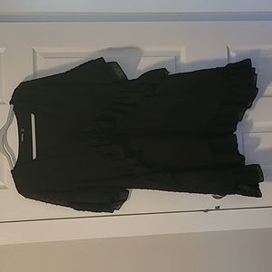 Black frilly dress